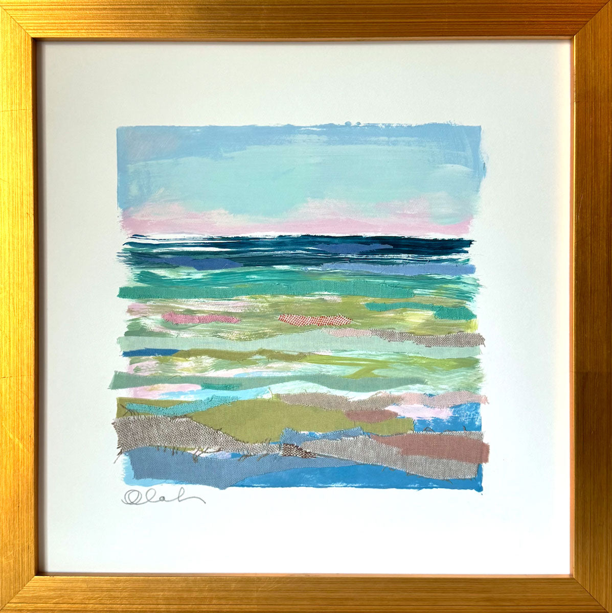 Seaglass Sea 3 - Original Painting