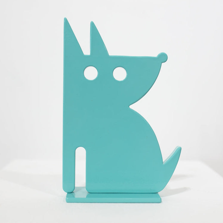 Sitting Dog - Original Steel Sculpture