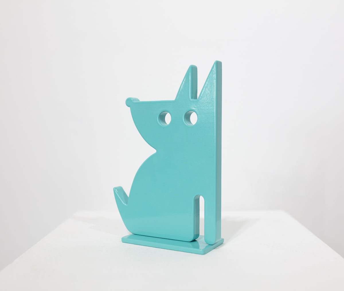 Sitting Dog - Original Steel Sculpture