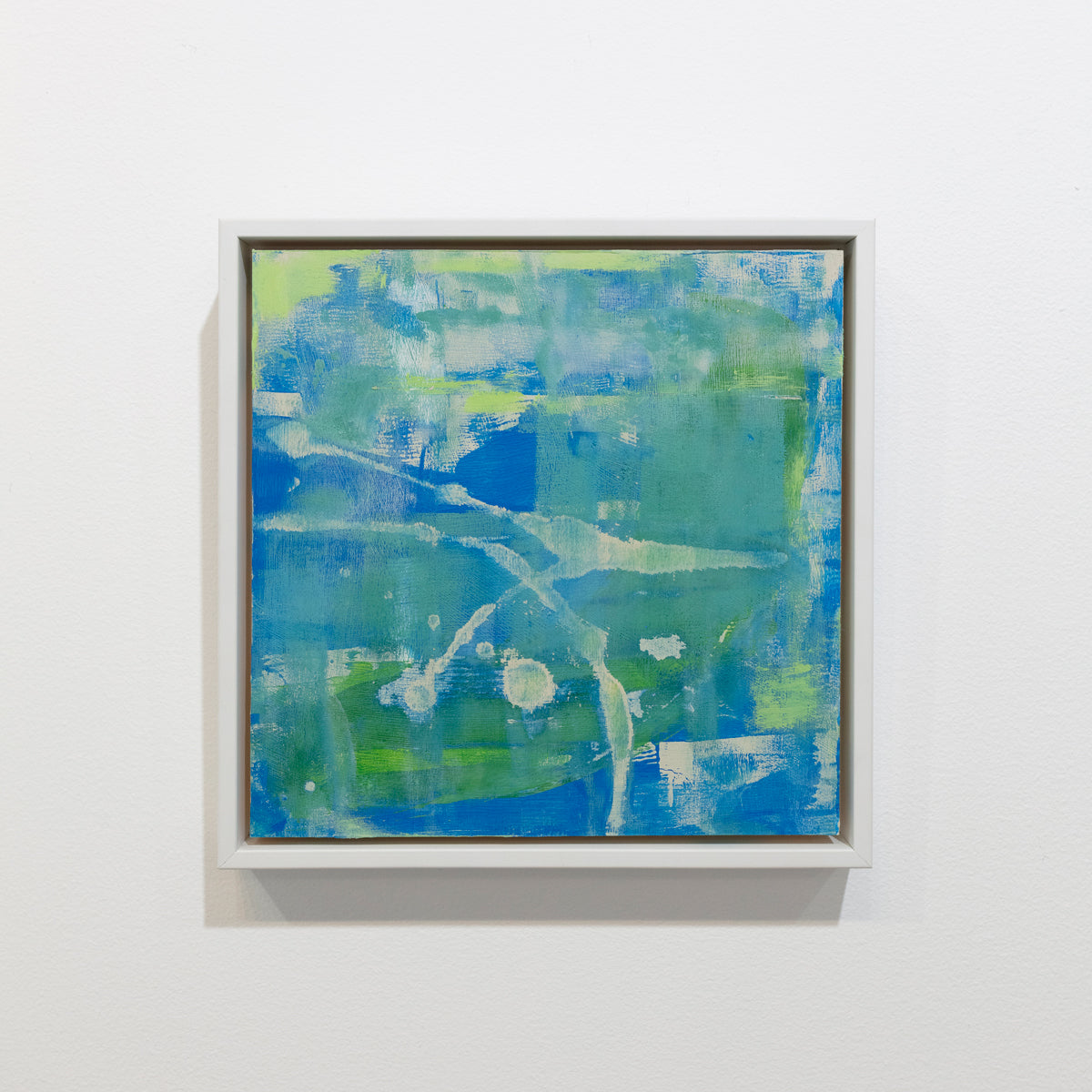 Study in Greens and Blues #1 - #4 - Original Paintings *