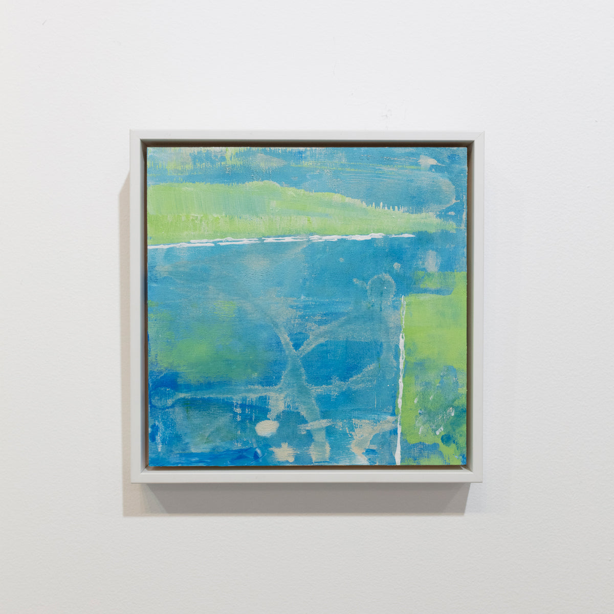 Study in Greens and Blues #1 - #4 - Original Paintings *