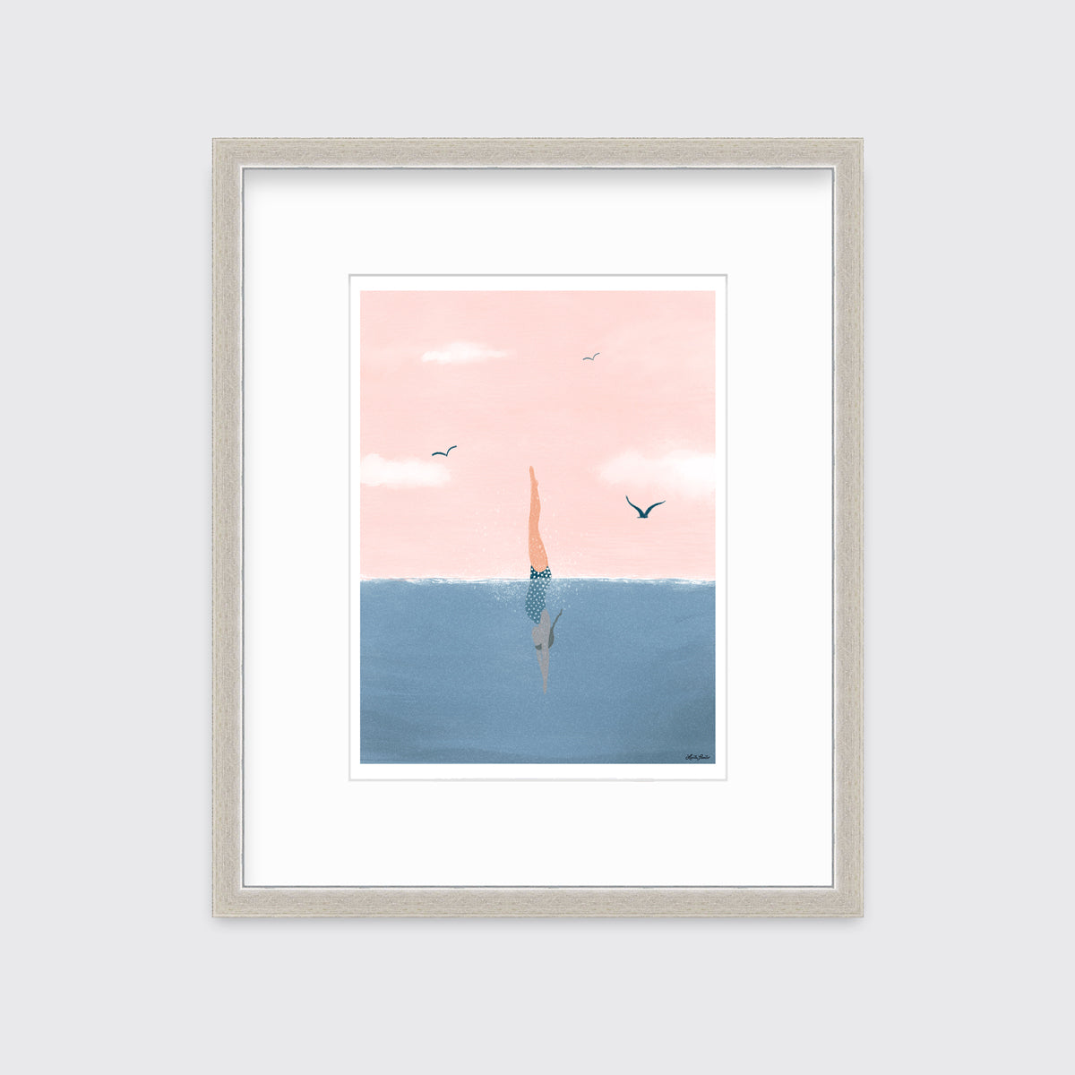 Swimmer - Open Edition Paper Print