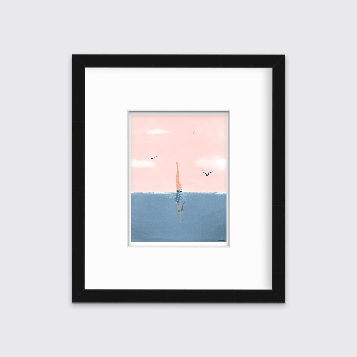 Swimmer - Open Edition Paper Print