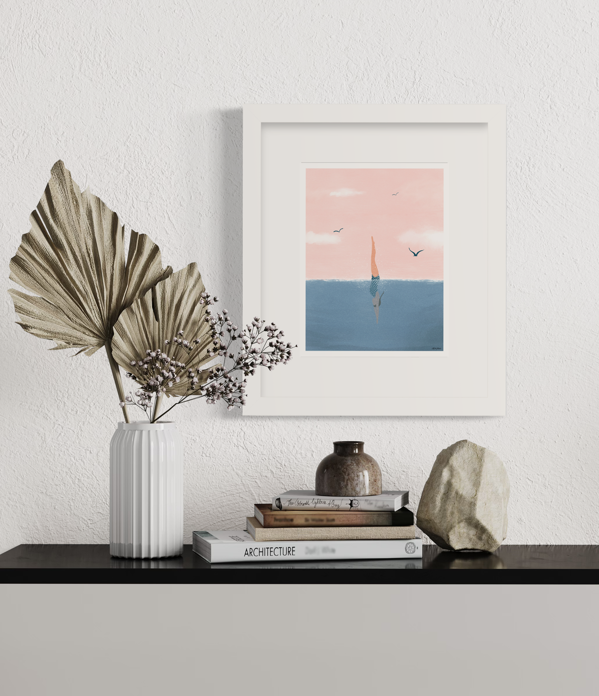 Swimmer - Open Edition Paper Print