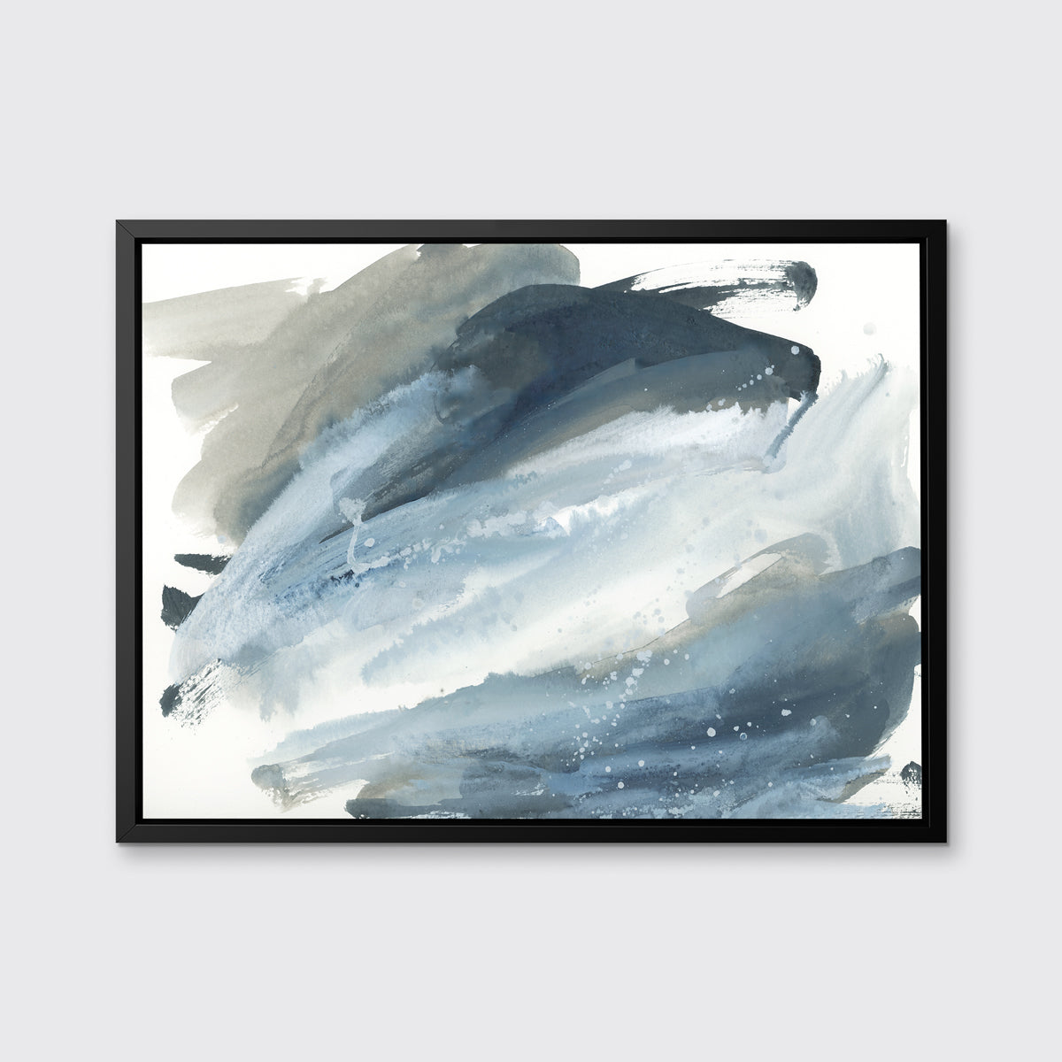 Symphony in Grey and Blue - Open Edition Canvas Print