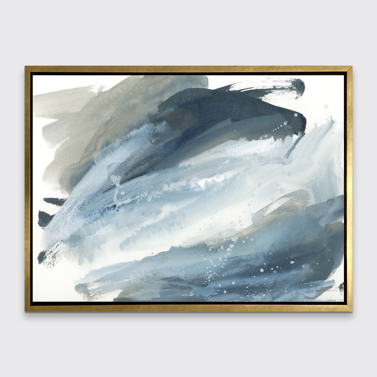 Symphony in Grey and Blue - Open Edition Canvas Print