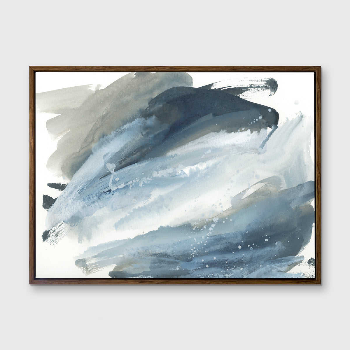 Symphony in Grey and Blue - Open Edition Canvas Print