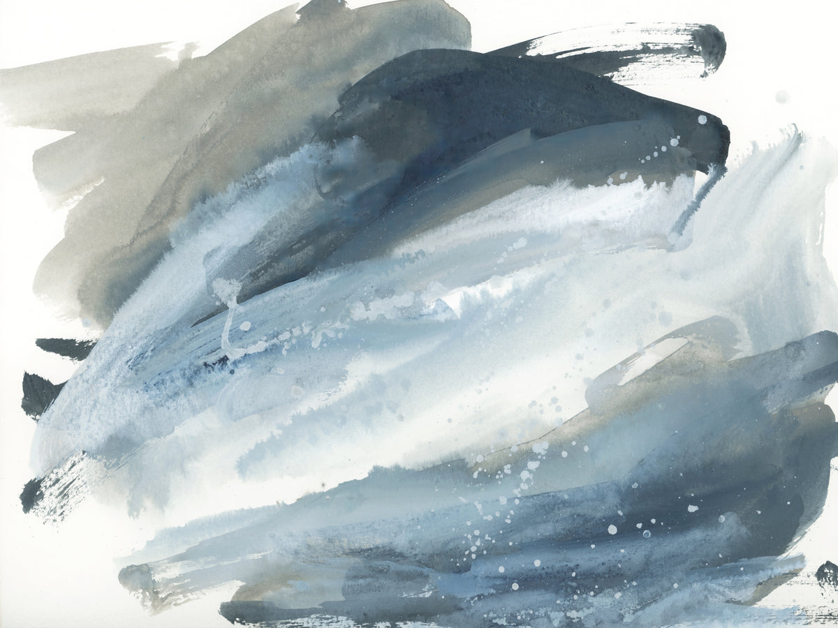 Symphony in Grey and Blue - Open Edition Canvas Print
