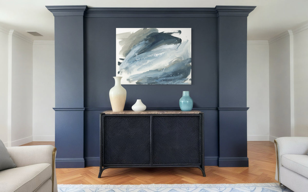 Symphony in Grey and Blue - Open Edition Canvas Print