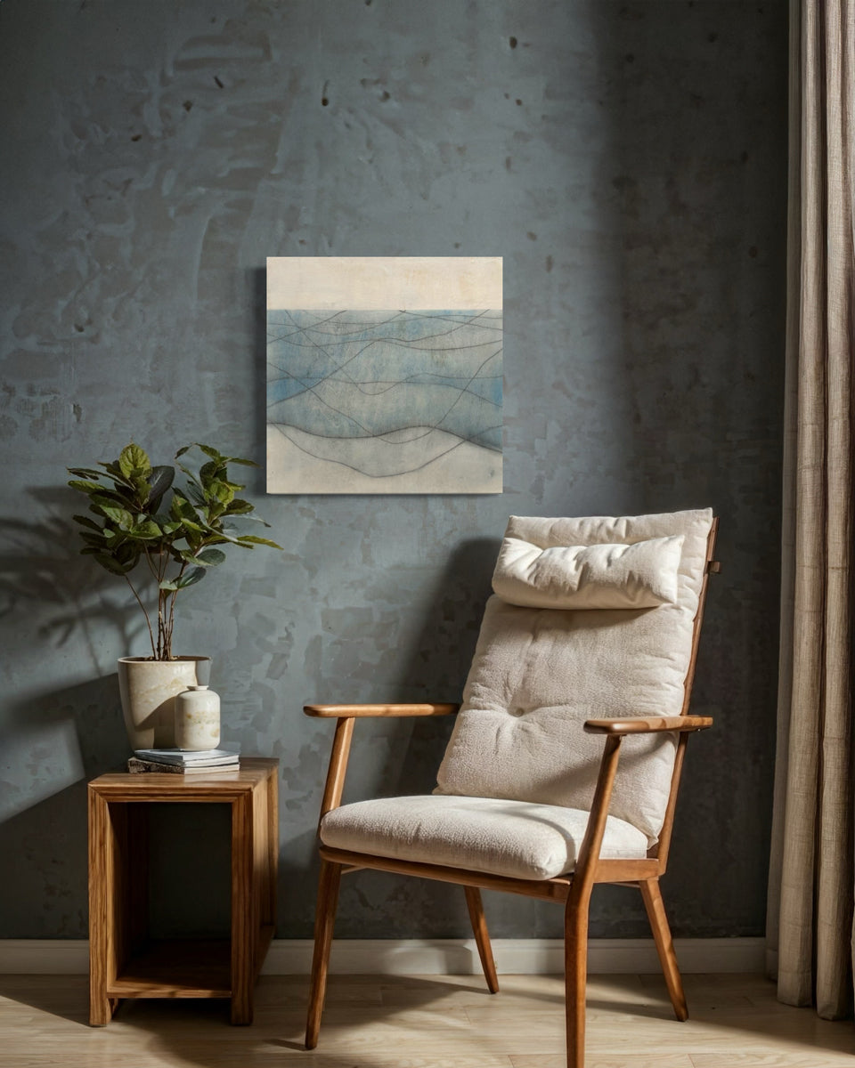 The Summit of Mt Everest is Marine Limestone - Original Painting *