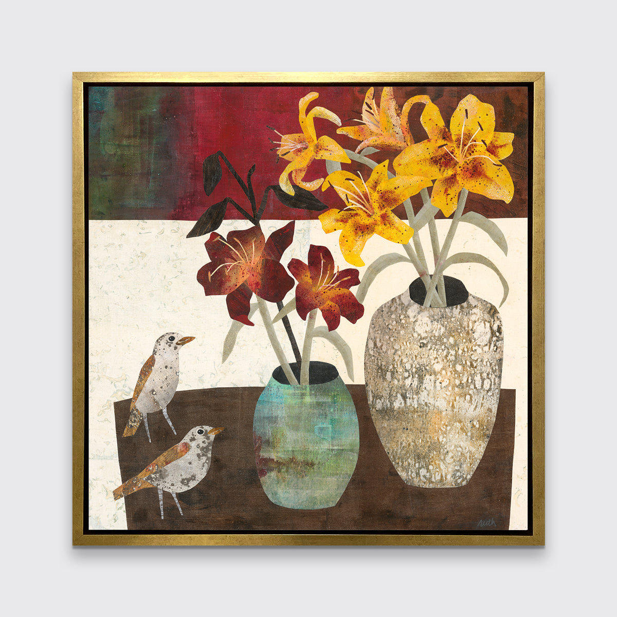Thrushes - Open Edition Canvas Print