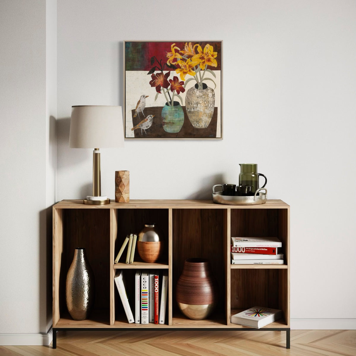 Thrushes - Open Edition Canvas Print