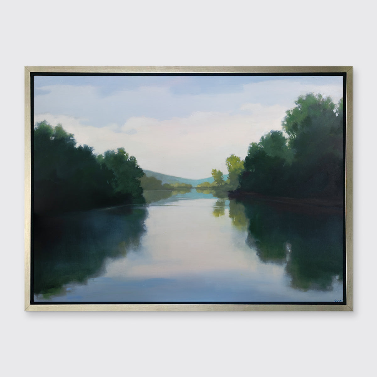 Touching Water - Open Edition Canvas Print