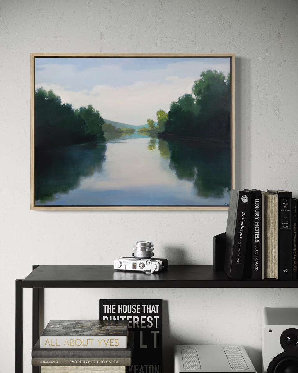 Touching Water - Open Edition Canvas Print