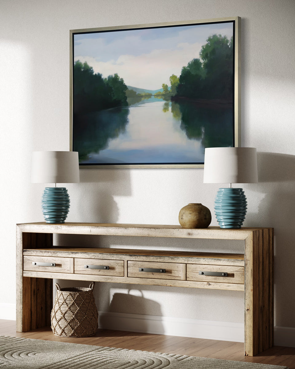 Touching Water - Open Edition Canvas Print