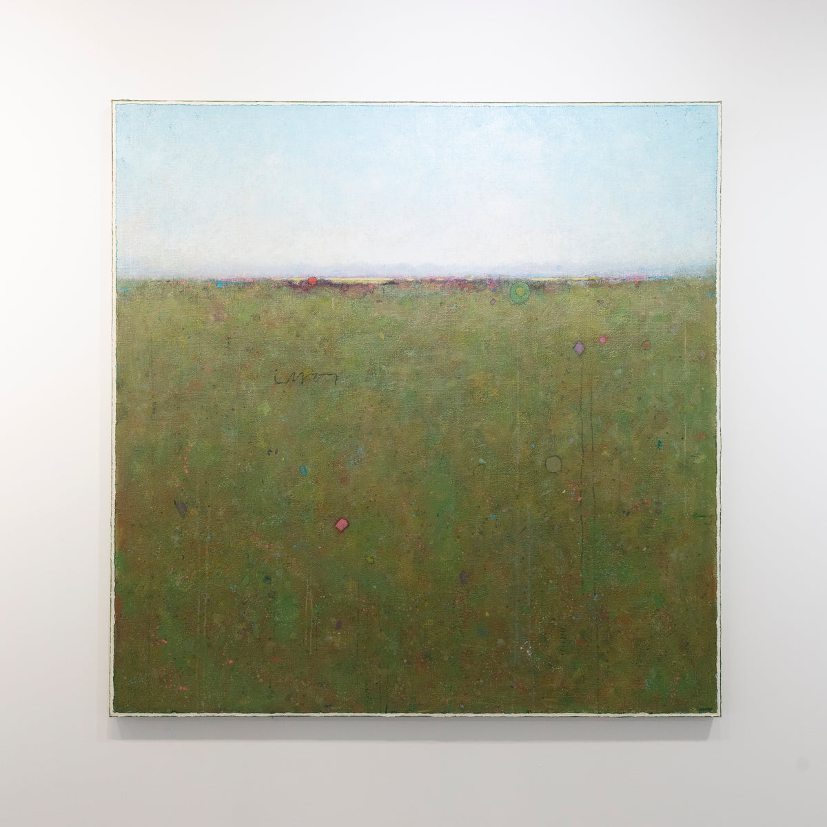 Two Red Dots - Original Painting