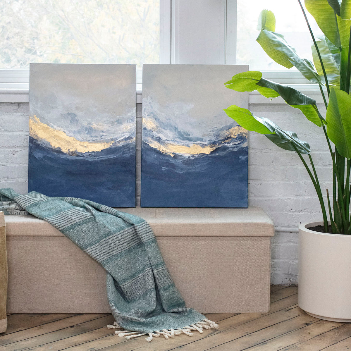 Vast Escape No. 1 & No. 2 - Original Paintings *