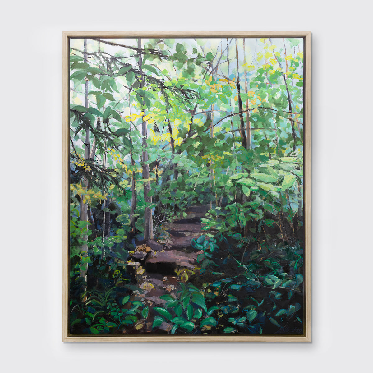 Walk in the Woods (Verdant Green) - Open Edition Canvas Print