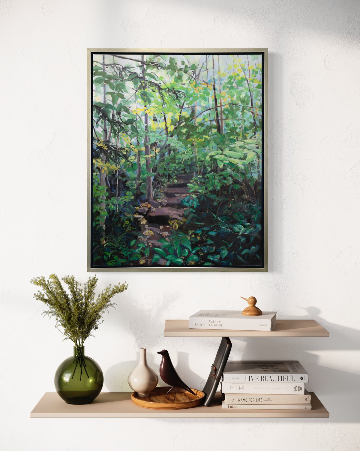Walk in the Woods (Verdant Green) - Open Edition Canvas Print