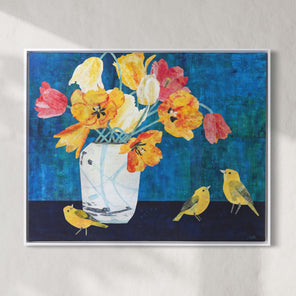 Yellow Warblers - Original Painting *