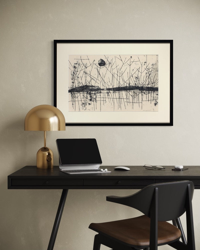 Winter Moon - Original Modern Painting *