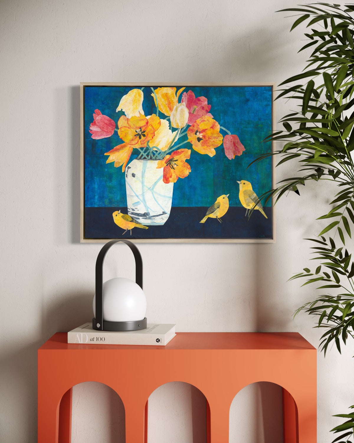 Yellow Warblers - Open Edition Canvas Print