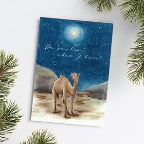 Christmas Camel and North Star Greeting Card (Pack of 5)