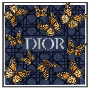 Dior Navy Butterfly Swarm
