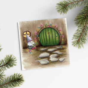 Holiday Gnome Home Greeting Card (Pack of 5)