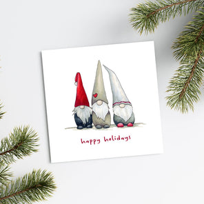 Holiday Gnomes Greeting Card (Pack of 5)