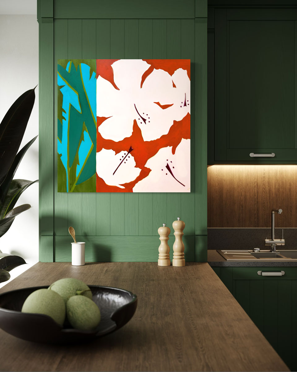 Island Hibiscus - Original Painting *