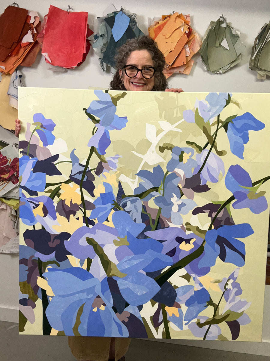Blue Satin Sashes - Original Painting *