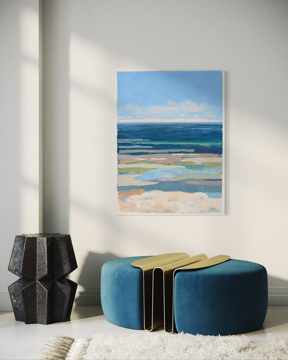 Pink Horizon 5 - Original Painting