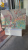 A video of an abstract multicolored painting.