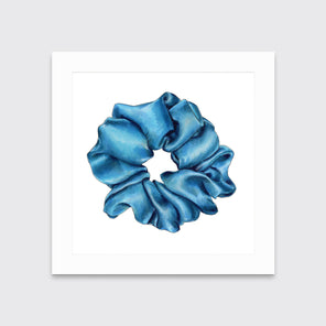 Scrunchie II (Blue) - Open Edition Paper Print