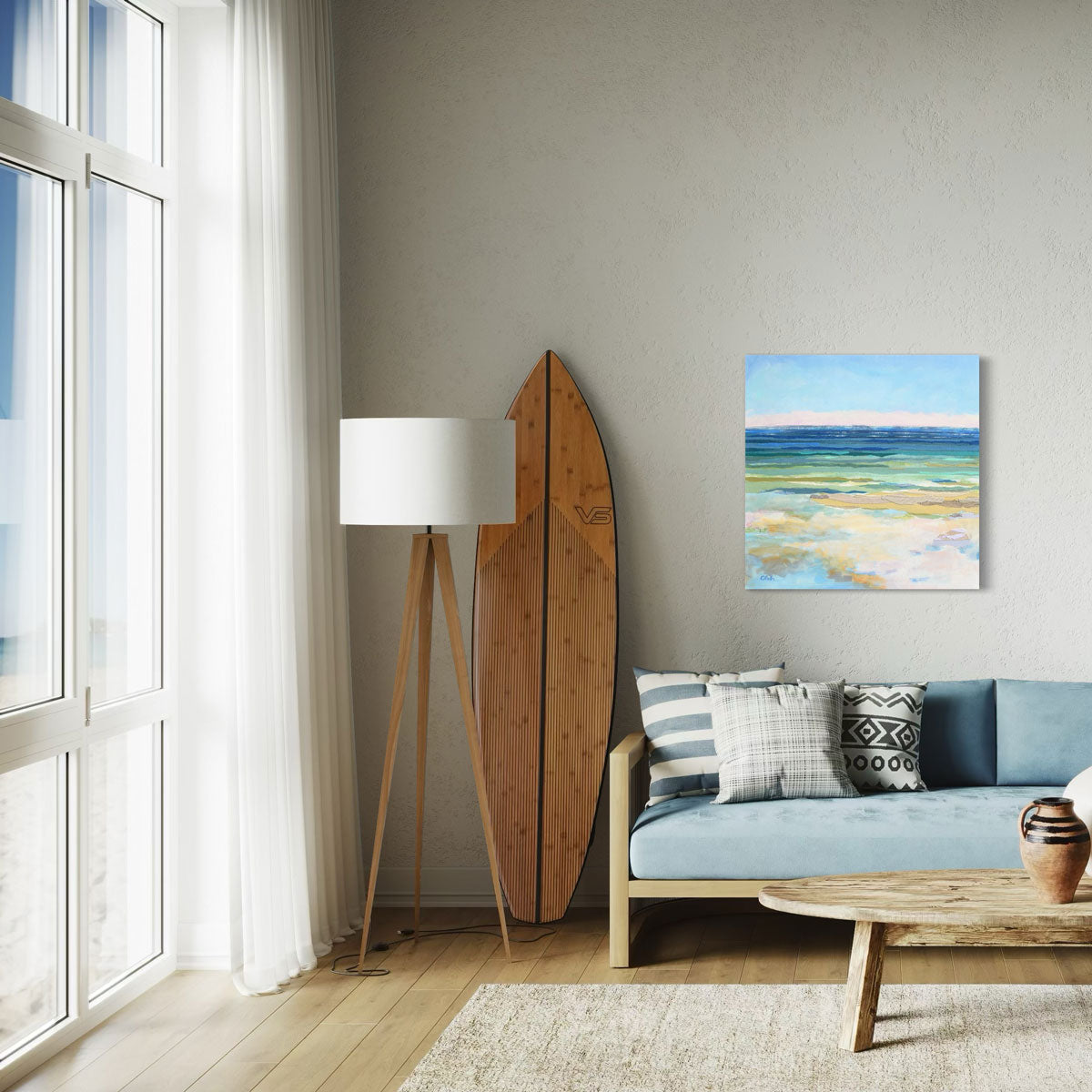 Seaglass Sea 2 - Original Painting