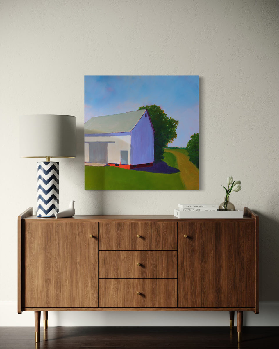 Wells Avenue Barn - Original Painting *