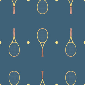 Tennis Dark Blue Wallpaper