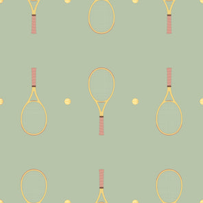 Tennis Light Green Wallpaper