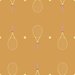 Tennis Rust Orange Wallpaper