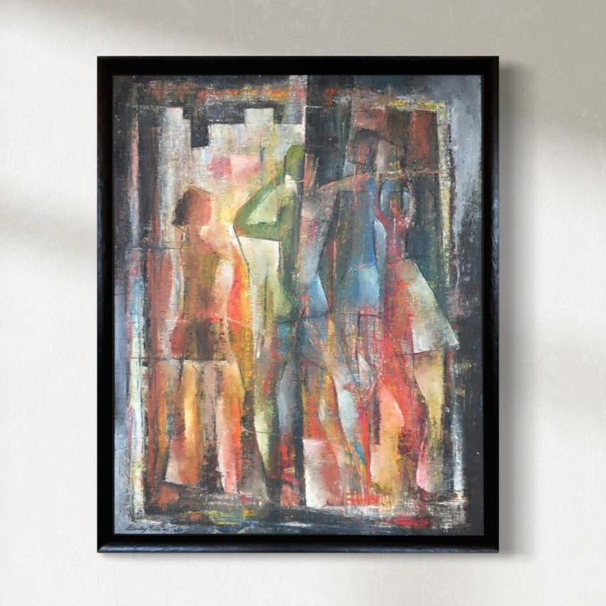 Three Images - Original Modern Painting *