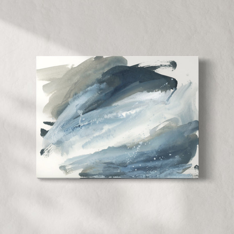 Symphony in Grey and Blue - Open Edition Canvas Print