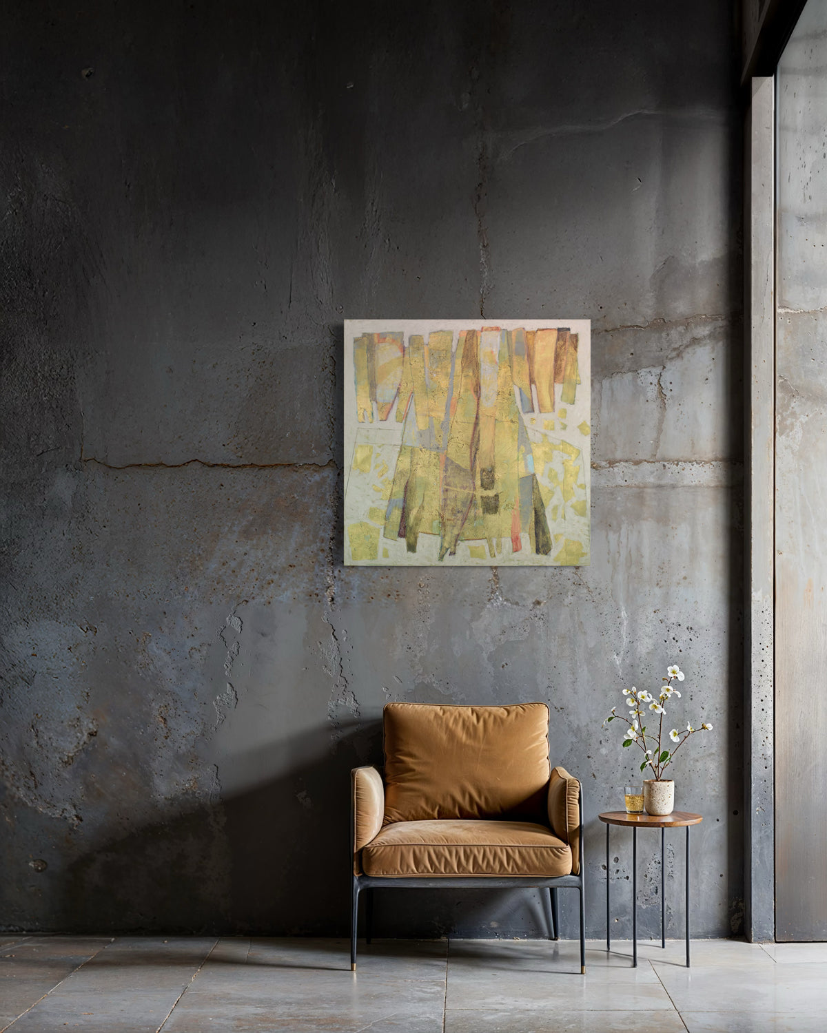 Kimonoesque (Metal & Remnants) - Original Painting