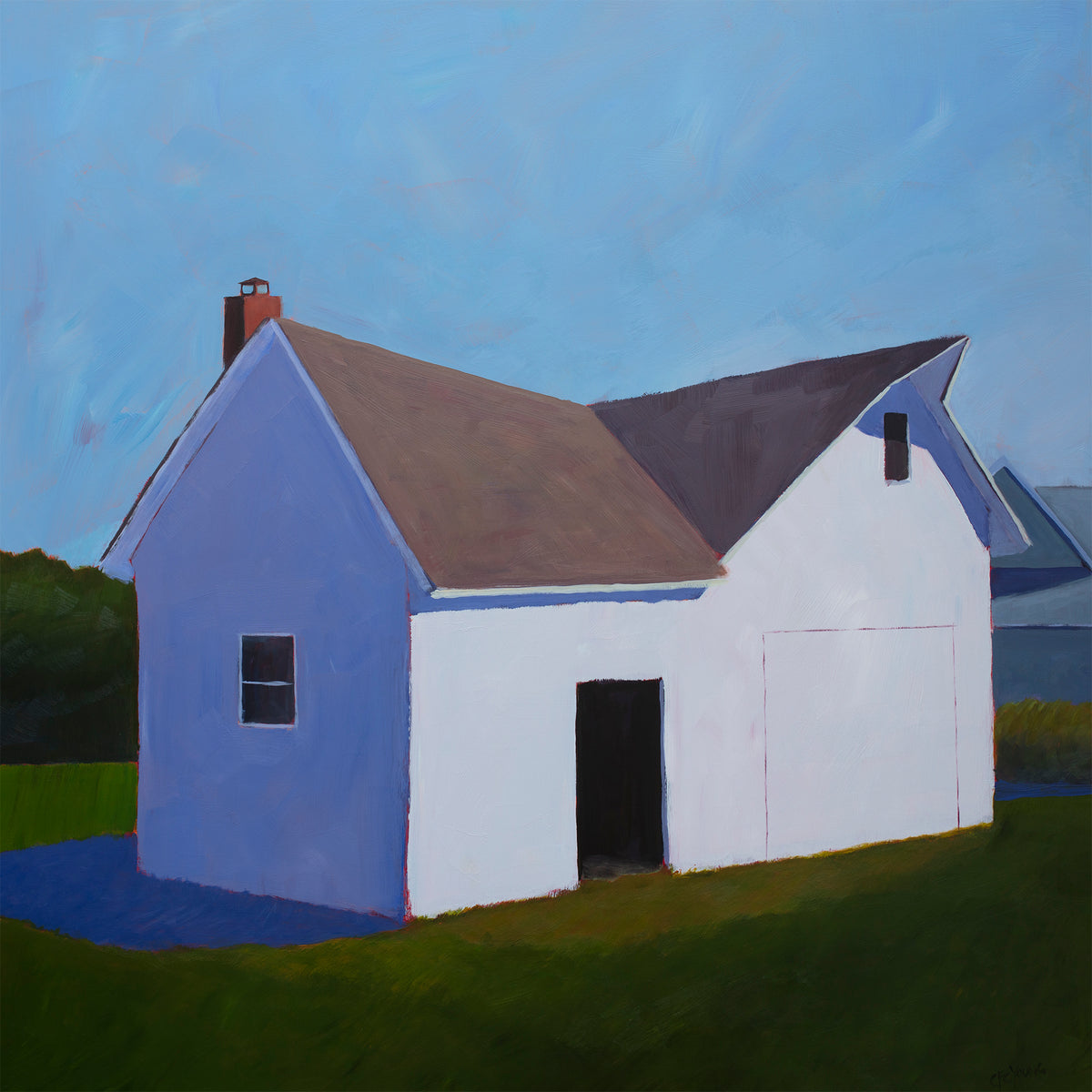 Bayside Barn - Original Painting *