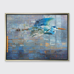 Blue Heron in Flight - Limited Edition Print