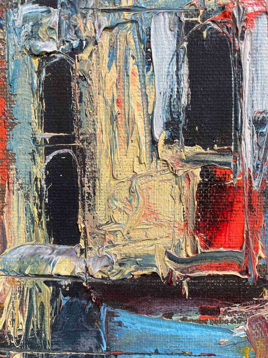 Composition Urbaine - Original Modern Painting