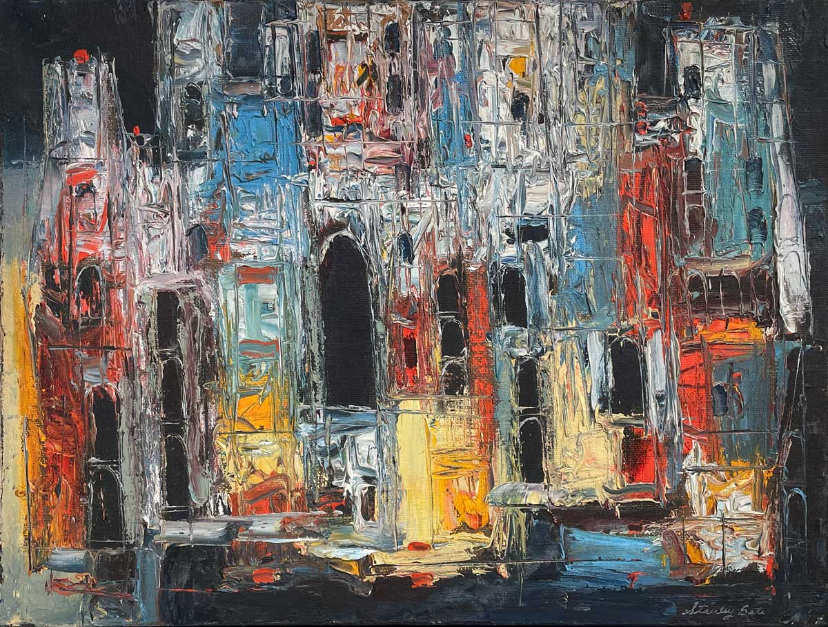Composition Urbaine - Original Modern Painting