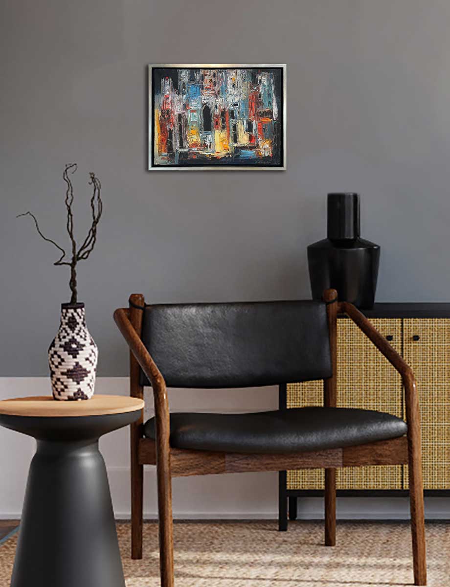 Composition Urbaine - Original Modern Painting