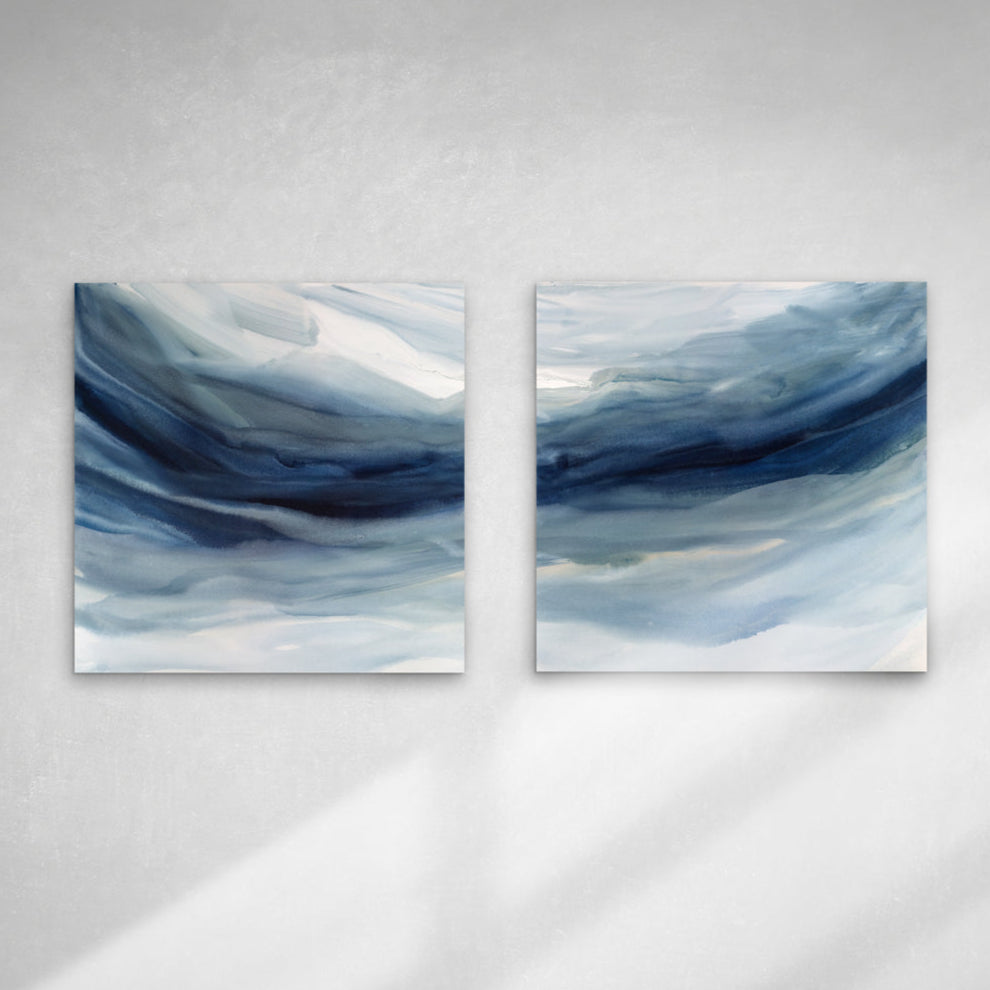 Indigo Sea - Diptych