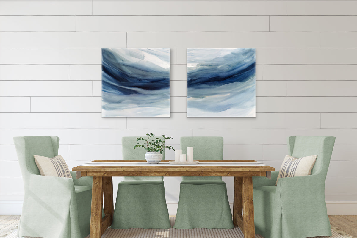 Indigo Sea - Diptych